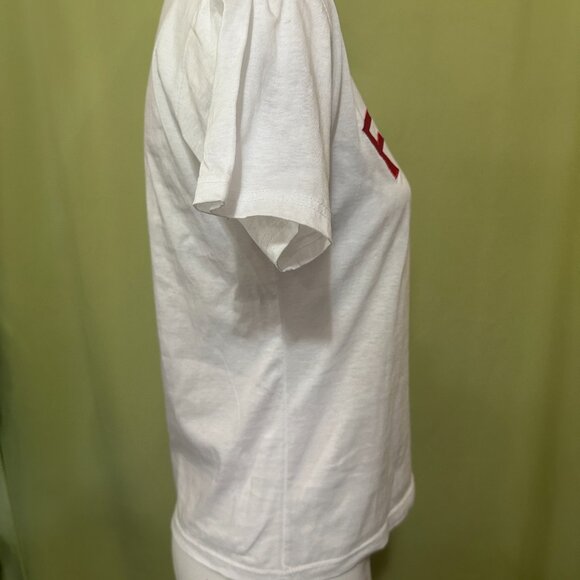 Fendi Italy Roma Amor Women's White Blouse Embroidered Size Small - Picture 5 of 7